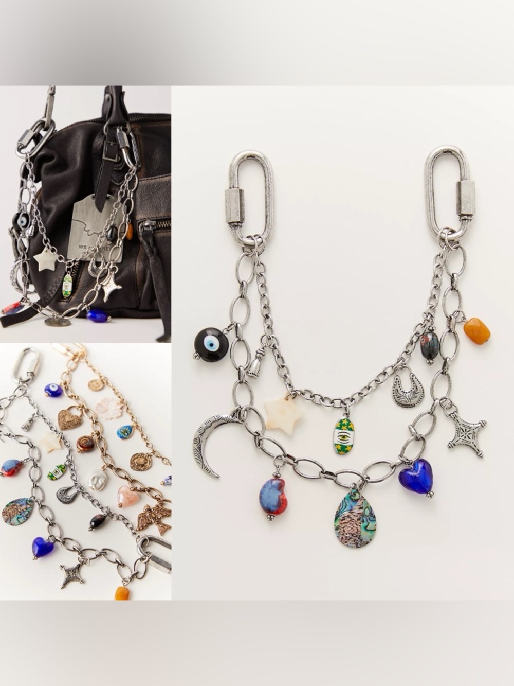 NWT- Free People Double Layer Swag Charm